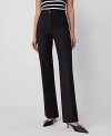 Ann Taylor The Petite Patch Pocket Boot Pant — Curvy Fit In Black