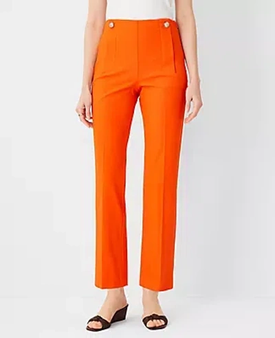 Ann Taylor The Petite Pencil Sailor Pant In Flame Azalea