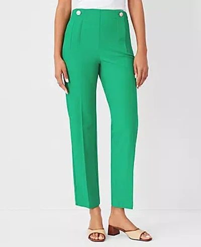 Ann Taylor The Petite Pencil Sailor Pant In Jolly Green