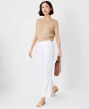 Ann Taylor The Petite Pencil Sailor Pant In White