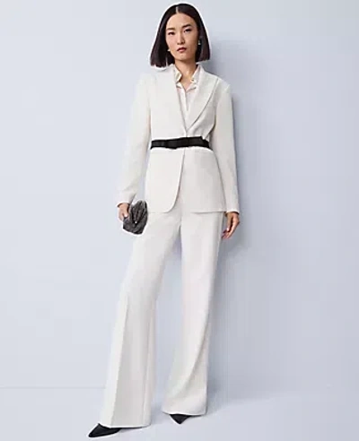 Ann Taylor The Petite Perfect Flare Pant In White