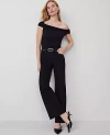 Ann Taylor The Petite Perfect Wide-leg Jean In Classic Black Wash