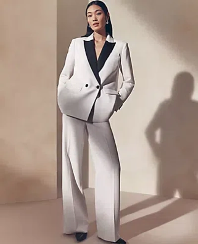 Ann Taylor The Petite Perfect Wide-leg Pant In Winter White