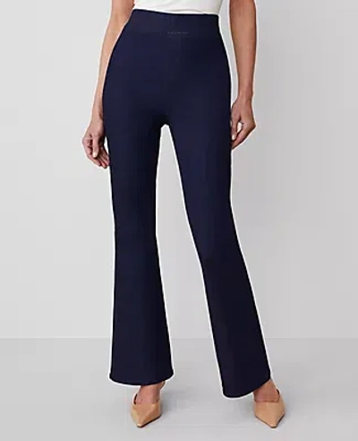 Ann Taylor The Petite Pull-on Flare Jean — Curvy Fit In Classic Rinse Wash
