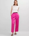 Ann Taylor The Petite Relaxed Ankle Pant In Purple