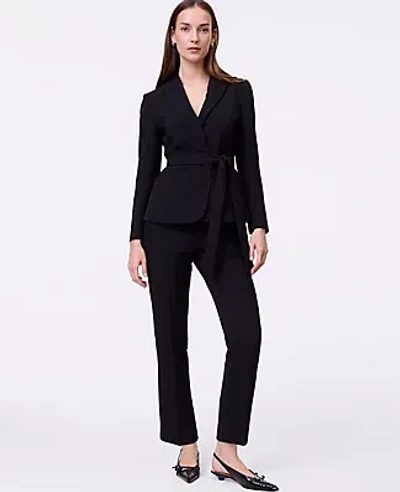Ann Taylor The Petite Relaxed Ankle Pant In Black