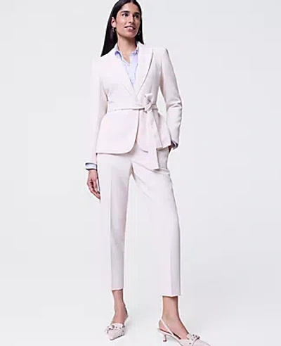 Ann Taylor The Petite Relaxed Ankle Pant In Pink