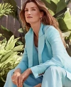 Ann Taylor The Petite Relaxed Double Breasted Long Blazer