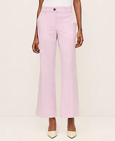 Ann Taylor The Petite Relaxed Jayne Trouser In Pink