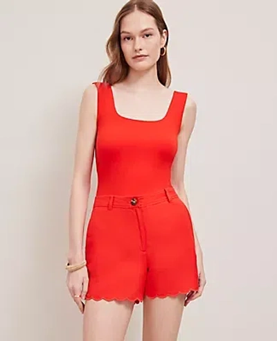 Ann Taylor The Petite Scalloped Short