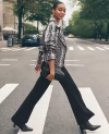 Ann Taylor The Petite Side-zip Flare Pant In Black