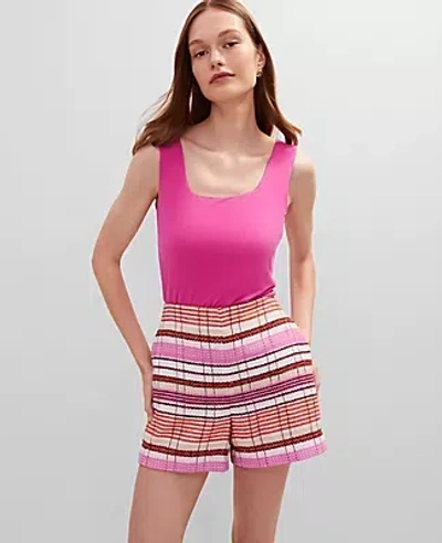 Ann Taylor The Petite Side-zip Short In Multi