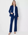 Ann Taylor The Petite Side Zip Trouser Pant In Fluid Crepe In Pure Sapphire