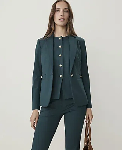 Ann Taylor The Petite Single Button Blazer In Ponderosa Pine