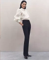 Ann Taylor The Petite Skinny Flare Pant With Vent Hem In Black