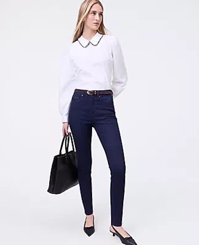 Ann Taylor The Petite Skinny Jean In Blue