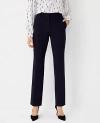 Ann Taylor The Petite Straight Pant - Curvy Fit In Atlantic Navy