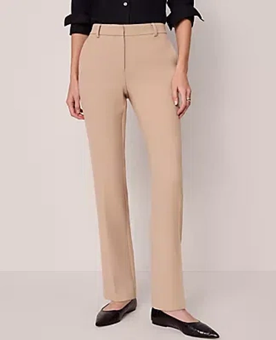 Ann Taylor The Petite Sophia Straight Pant - Curvy Fit In Neutral