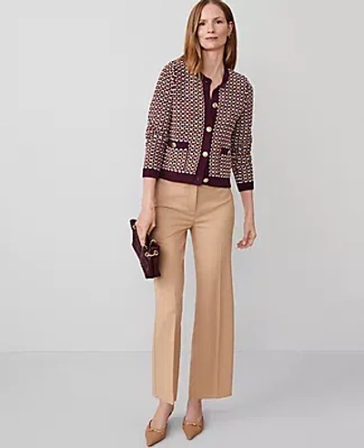 Ann Taylor The Petite Straight Ankle Pant In Baguette