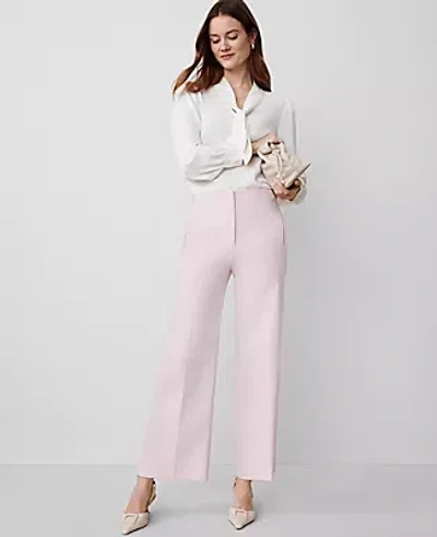 Ann Taylor The Petite Straight Ankle Pant In Pink Ribbon