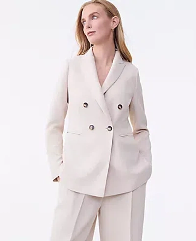 Ann Taylor The Petite Tailored Blazer In White
