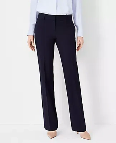 Ann Taylor The Petite Trouser Pant In Seasonless Stretch - Curvy Fit In Deep Navy Sky
