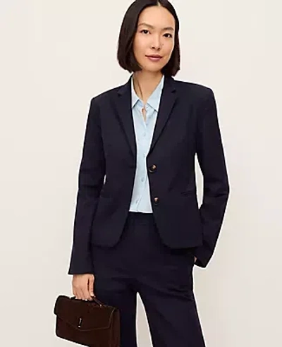 Ann Taylor The Petite Two-button Blazer In Black