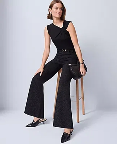 Ann Taylor The Petite Wide-leg Jean In Black