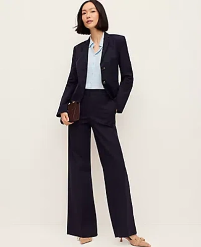 Ann Taylor The Petite Wide-leg Pant In Black