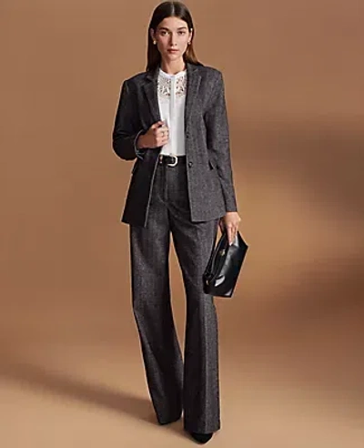 Ann Taylor The Petite Wide Leg Pant In Brown
