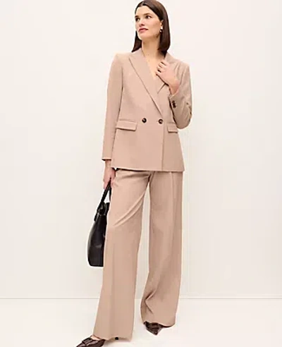 Ann Taylor The Petite Wide-leg Sailor Pant In Brown