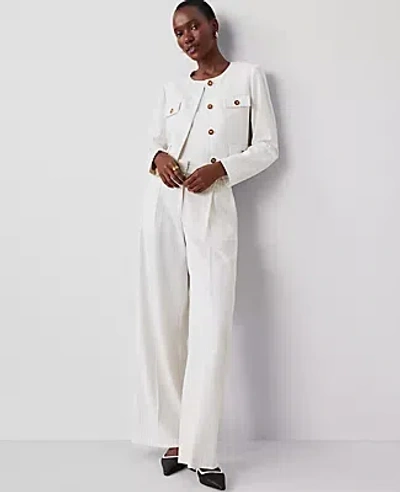 ANN TAYLOR THE PLEATED WIDE-LEG PANT
