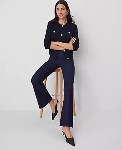 Ann Taylor The Pull-on Flare Jean In Classic Rinse Wash