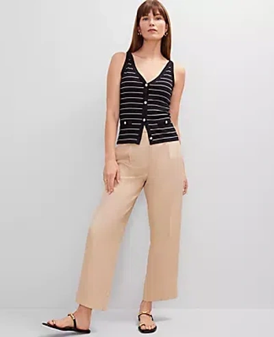 Ann Taylor The Relaxed Ankle Pant In Brown