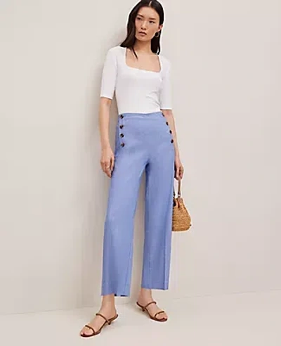 Ann Taylor The Sailor Grace Straight Pant In Blue Grotto