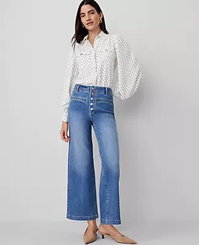 Ann Taylor The Sailor Jean In Bright Stone Wash