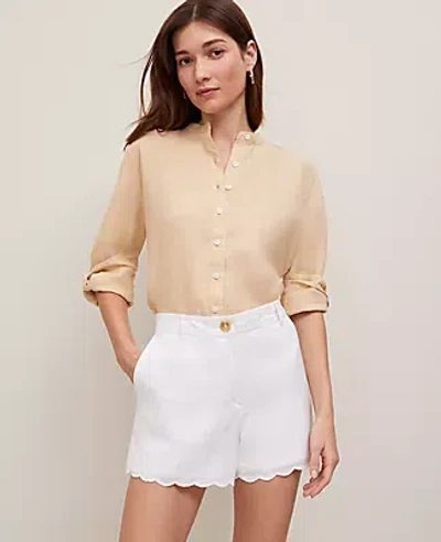 Ann Taylor The Petite Scalloped Short