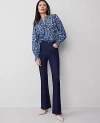 Ann Taylor The Sculpting Flare Jean In Classic Rinse Wash
