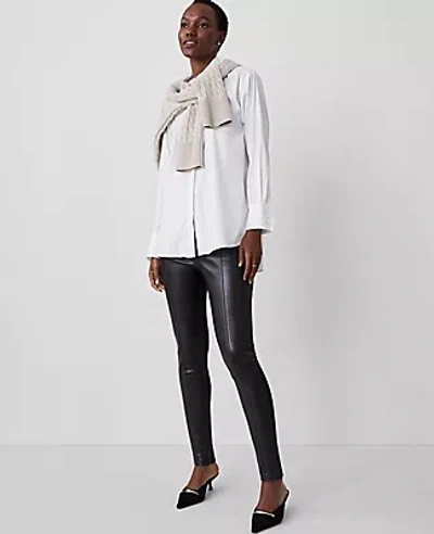 Ann Taylor The Seamed Legging In Black