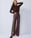 Ann Taylor The Shimmer Wide-leg Jean In Multi