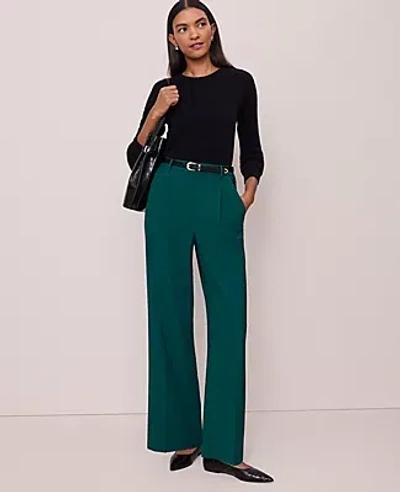 Ann Taylor The Side Button Wide-leg Pant