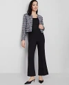 Ann Taylor The Side-zip Flare Pant In Black