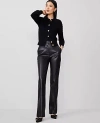 Ann Taylor The Skinny Flare Pant With Vent Hem In Black