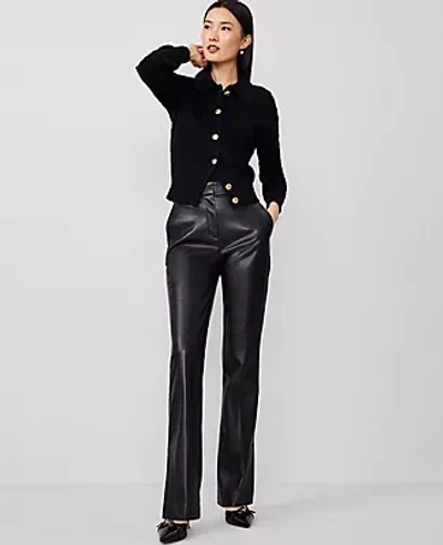 Ann Taylor The Skinny Flare Pant With Vent Hem In Black