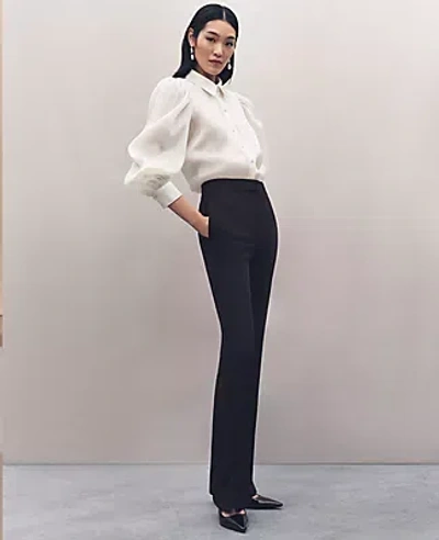 Ann Taylor The Skinny Flare Pant With Vent Hem In Black