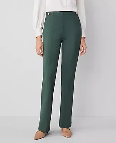 Ann Taylor The Skinny Flare Trouser Pant In Dried Cilantro