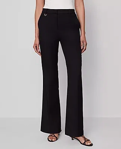 Ann Taylor The Slim Flare Trouser Pant In Black