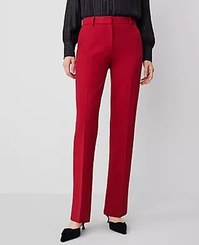 Ann Taylor The Sophia Pant - Curvy Fit In Gingham Red
