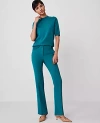 Ann Taylor The Sophia Pant In Green Marais