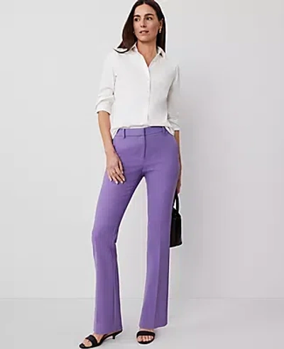 Ann Taylor The Sophia Pant In Purple Flora